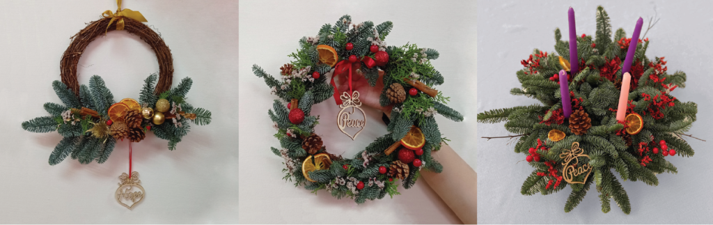 Christmas Wreaths of Love