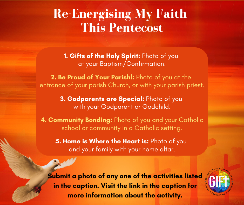 Re-energising my faith this Pentecost: Thank you for your support 2